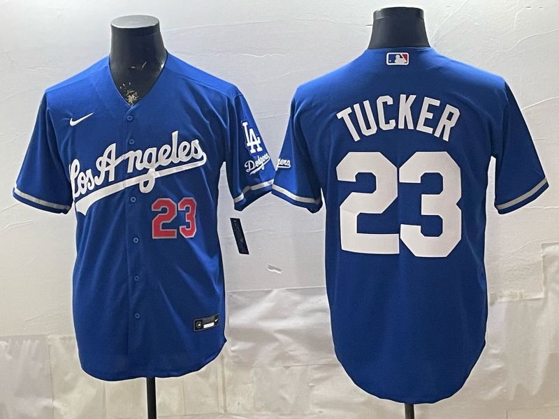 Men Los Angeles Dodgers #23 Tucker blue Game 2026 Nike MLB Jersey 0408003->->MLB Jersey